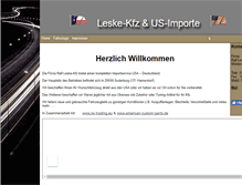 Tablet Screenshot of leske-kfz.de